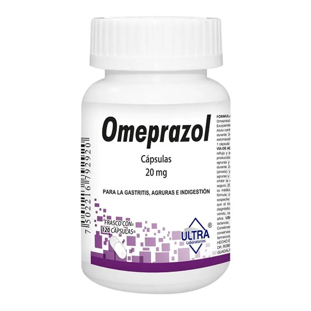 Gi Ult Omeprazol 20mg Caps 120